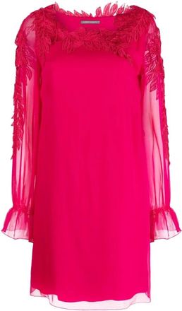 Alberta Ferretti Dames, Jurken, Rood, Maat: XL Zijde