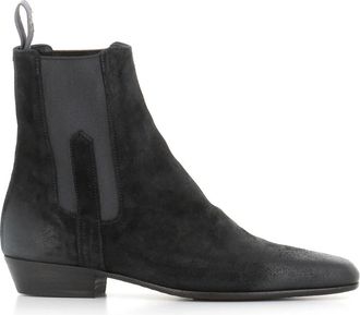 Pantanetti Huron Chelsea Boot - Dames - Cowboylaarzen - Zwart - 37 1/2 EU - Leer - Schoenen