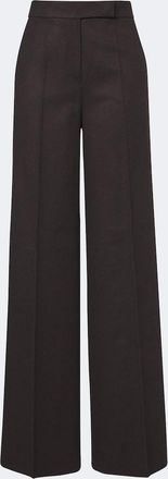 Max Mara Pleated camel hair wide-leg pants