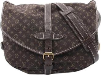 Louis Vuitton Pre-owned Linen louis-vuitton-bags - Dames - Vintage Schoudertas - Bruin - ONE Size - Vintage