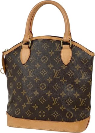 Louis Vuitton Brown Monogram Handbag Tote Bag (Pre-Owned)