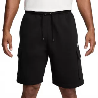 Nike Sportswear Club Fleece Cargo Short In Black
