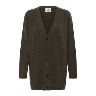 Karen by Simonsen Dames, Truien, Bruin, Maat: XS