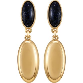 Vince Camuto Oval Drop Earrings in Goldtone at Nordstrom Rack