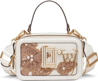 Karl Lagerfeld Simone Crossbody Bag in Winter White at Nordstrom Rack