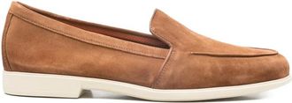 Santoni Malibu Contrasting-sole Loafers