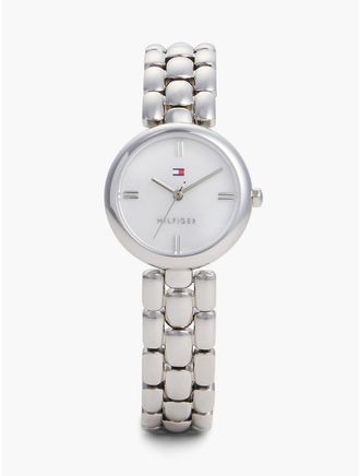 Tommy Hilfiger Womens 26MM Round Dress Watch - Silver