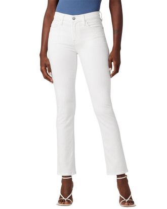 Hudson Mid Rise White Jean
