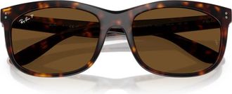 Ray-Ban Balorette Zonnebril - unisex - Zonnebrillen - Bruin - 57 MM - Accessoires