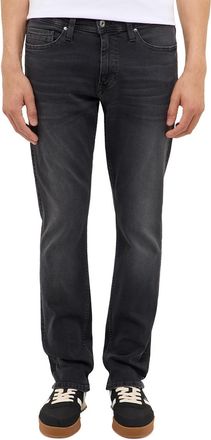Mustang Slim-fit-Jeans MUSTANG Herren Style Vegas Slim, Herren, Gr. 31, L&auml;nge 30, 783 dunkelgrau, Denim/Jeans, 98% Baumwolle, 2% Elasthan, unifarben, slim fit