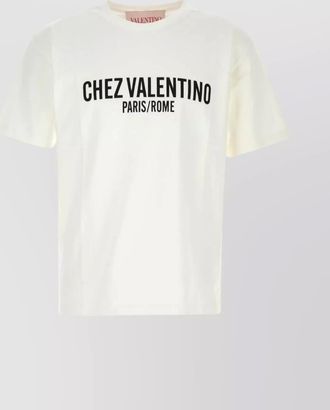 Valentino Garavani cotton logo print short-sleeve t-shirt