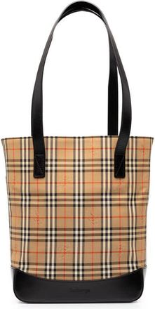 Burberry Pre-owned Burberry Haymarket Check Canvas Tote Unisex ZTULMGPJTAOEOJ8J