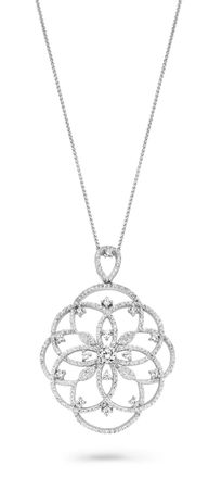 Orphelia WoMens 925 Sterling Silver Chain with Pendant - ZH-7213 - One Size