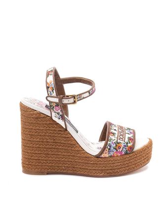 Dolce & Gabbana Wedge Sandals With Majolica Embroidery