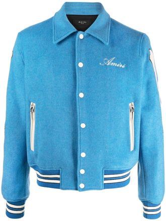 Amiri Bomberjack van wolmix - Blauw