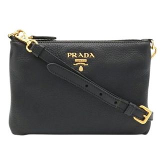Prada Pre-owned Vitello Daino 2way Shoulder Bag - - Pre-owned - Donna - Nero - ONE SIZE