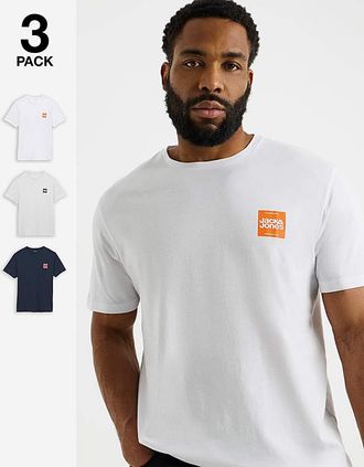 Jack & Jones Jack & Jones Brandy 3 Pack T-Shirt