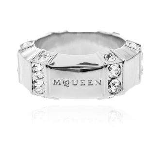 Alexander McQueen Heren, Accessoires, Grijs, Maat: 56 MM Zijde