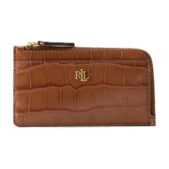 Ralph Lauren Cartera Continental de Piel - Accessories - Mujer - Marr&oacute;n - ONE SIZE