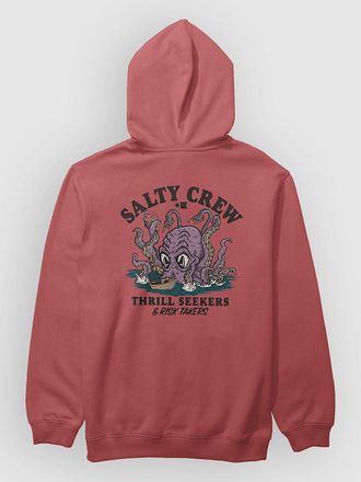 Salty Crew Kraken Monst Hoodie rot