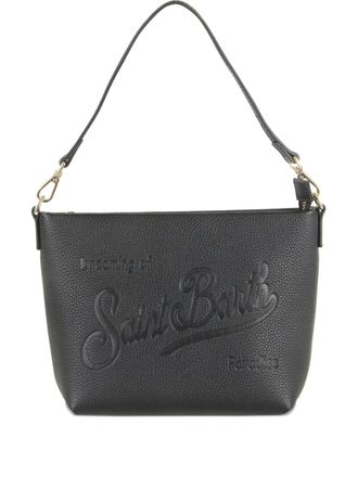 MC2 Saint Barth Borsa a spalla Aline con logo goffrato - Nero