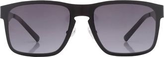 Guess Smoke Gradient Rectangular Mens Sunglasses GF0197 02B 55