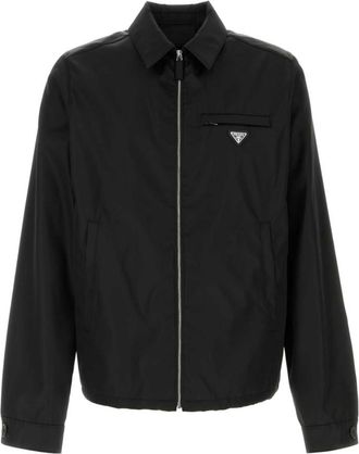 Prada Black Regular Logo Jacket