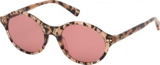 Web Eyewear Womens WE0266-5155S WE0266 51 5155S Sunglasses - Brown - One Size