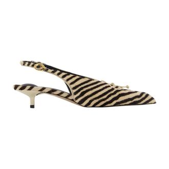 Jacquemus Les Slingbacks Cubisto B - Dames - Schoenen - Beige - Maat: 39 EU Leer