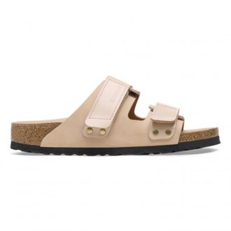 Birkenstock Uji Slippers - Dames - Sandalen - Beige - 38 EU - Su&egrave;de - Schoenen