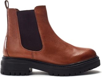 Moda in Pelle Moda in Pelle Womens Olaio Tan Boots Leather - Size EU 37