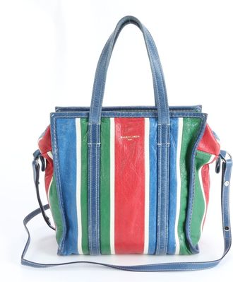 Balenciaga Multi-Color Leather Handbag Tote Bag (Pre-Owned)