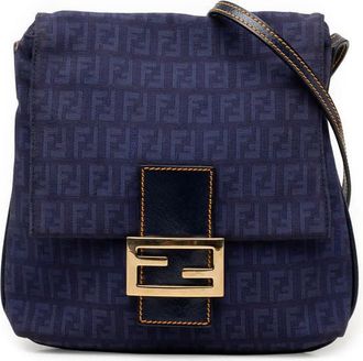 Fendi Pre-owned Fendi Zucchino Canvas Crossbody Ladies EDNW4OVYSNE0UNK8