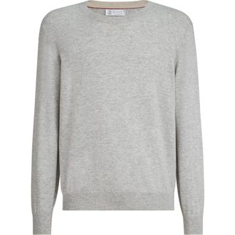 Brunello Cucinelli Cashmere sweater in Pebble at Nordstrom, Size 62 It