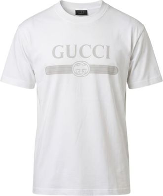 Gucci White Crew Neck T-Shirt