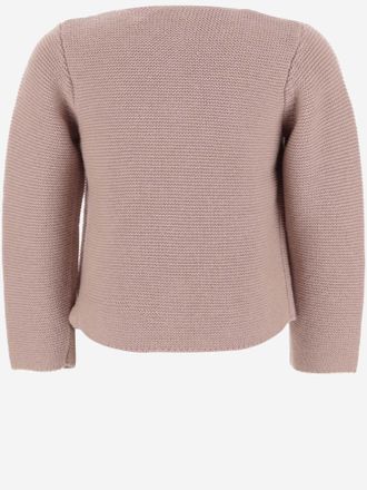 BONPOINT Cotton-Wool Blend Cardigan - Pink