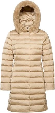 Geox Arlington Mantel - Dames - Parka Jassen - Beige - M - Jassen
