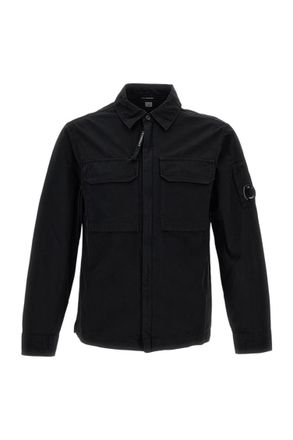 C.P. Company Black Relaxed Logo Shirts