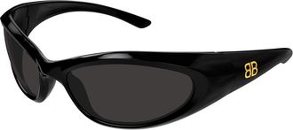Balenciaga BB0384S 001 Mens Sunglasses Black Size 70