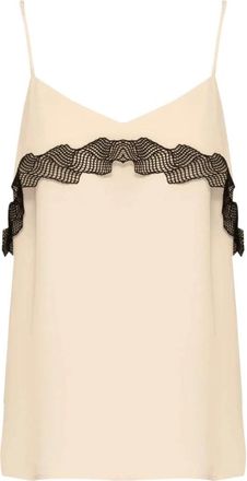 Beatrice .B Mouwloze Top - Dames - Tops zonder mouwen - Beige - S - Tops