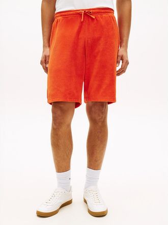 Tommy Hilfiger Mens Terry Toweling Sweatshort - Orange - L