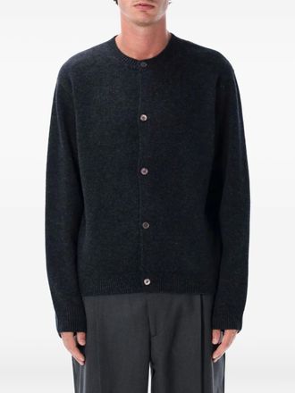 Berner Kühl Boiled wollen vest met knopen - Grijs