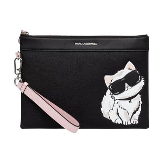 Karl Lagerfeld Mujer, Bolsos, Negro, Talla: ONE Size