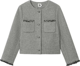 B+ab Giacca con decorazione - Grigio