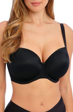 Fantasie Smoothease Underwire Molded Bra in Black at Nordstrom, Size 36Gg