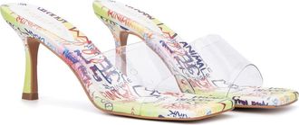 Torgeis California Clear Strap Stiletto Sandal in White at Nordstrom Rack, Size 6.5