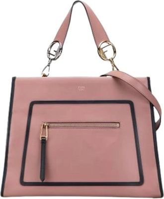 Fendi Pre-owned Handbags, female, Pink, Size: ONE SIZE Pre-owned Vintage Handbag