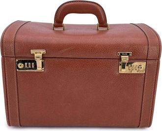 Gucci Brown Leather Luggage (Authentic Pre-Loved)