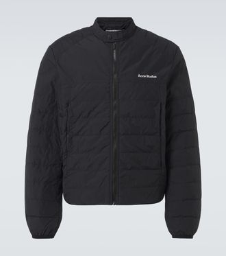 【ACNE STUDIOS】fleece-lined cotton-canvas ジャケット Acne Studios Cotton-Canvas Bomber Jacket | Liberty