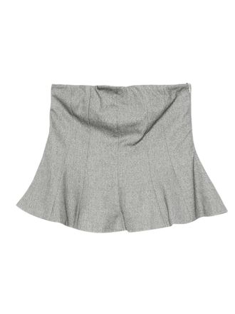 Rame flared strapless top - women - Fabric - 0 - Grey